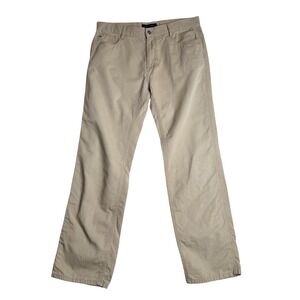 Tommy Hilfiger Straight Leg Chino Casual Khaki Pants Tan Men 34/32 (36x31)